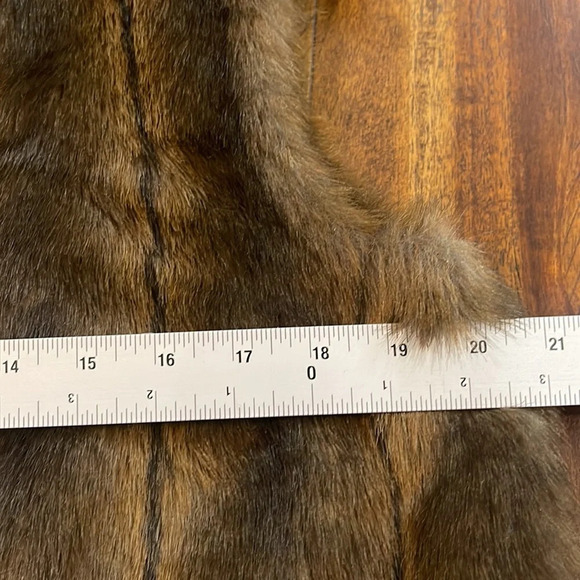 Denim & Co Reversible Denim Faux Fur Vest Size M - Picture 16 of 16